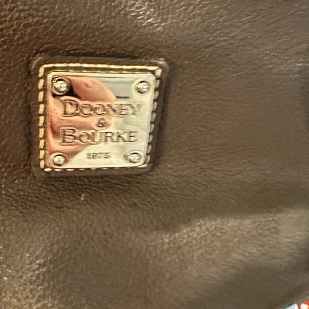 Dooney & Bourke Brown Canvas Bag